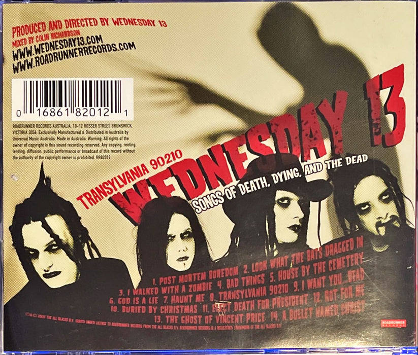 Wednesday 13 - Transylvania 90210 (Songs Of Death, Dying, And The Dead) (CD)