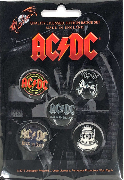 AC/DC - For Those About To Rock (Button Badge Set)