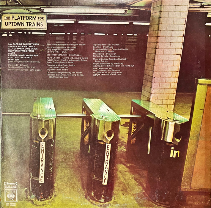 Billy Joel - Turnstiles (Vinyl LP)