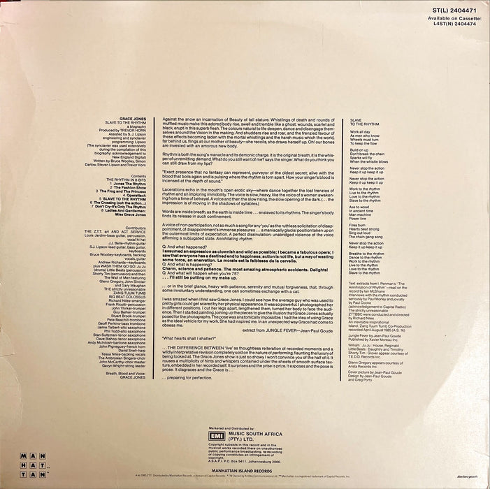 Grace Jones - Slave To The Rhythm (Vinyl LP)