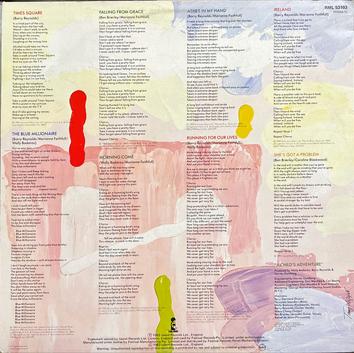 Marianne Faithfull ‎- A Childs Adventure (Vinyl LP)