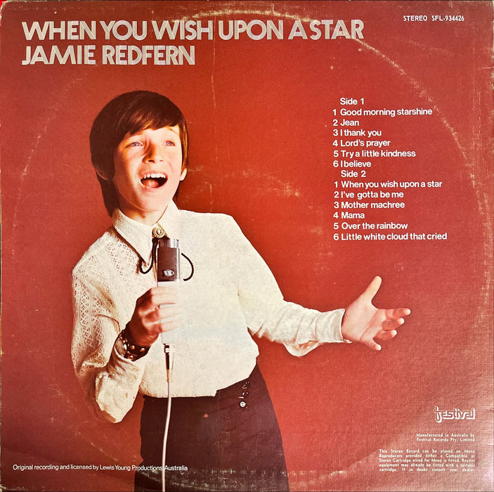 Jamie Redfern - When You Wish Upon A Star (Vinyl LP)