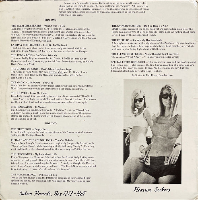 Various - What A Way To Die (15 Forgotten Losers From The Mid 60's)(Vinyl LP)