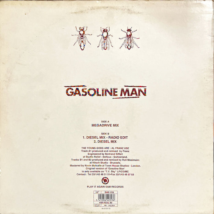 The Young Gods ‎- Gasoline Man (12" Single)