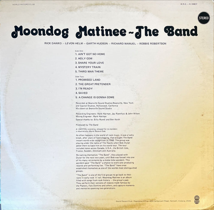 The Band - Moondog Matinee (Vinyl LP)