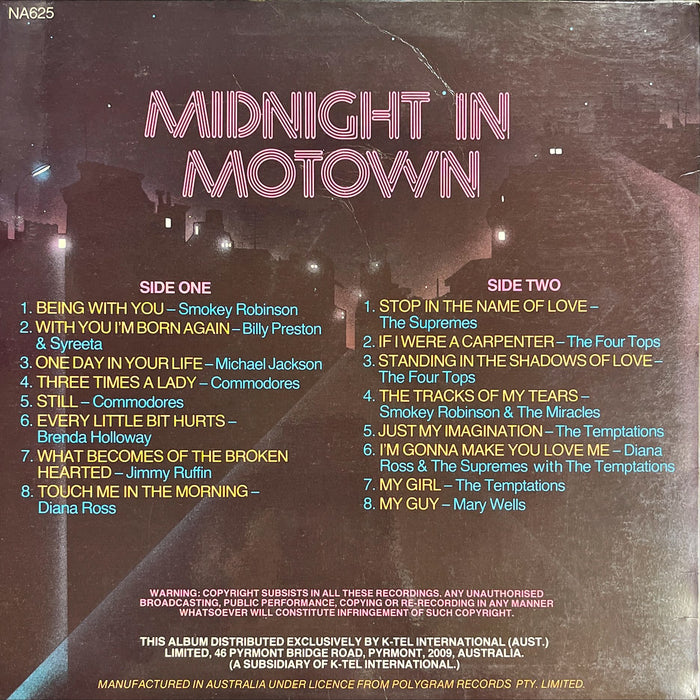 Various - Midnight In Motown (Vinyl LP)