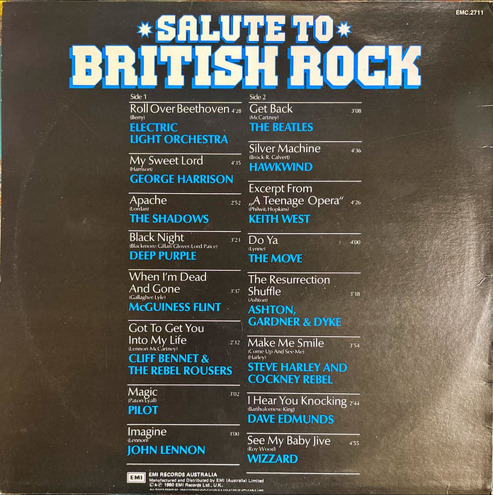Various - Salute To British Rock (Vinyl LP)