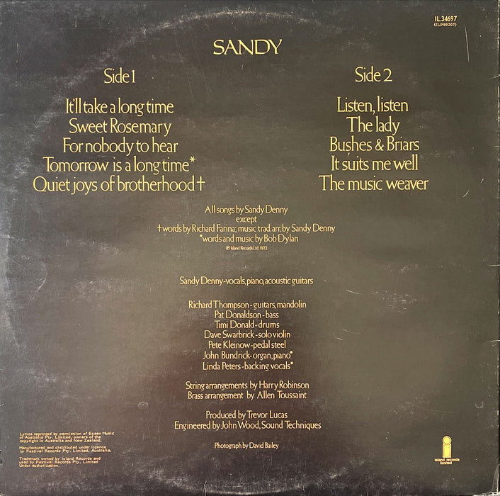 Sandy Denny - Sandy (Vinyl LP)[Gatefold]