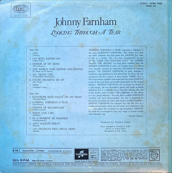 John Farnham - Looking Through A Tear (Vinyl LP)