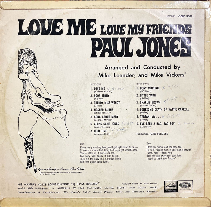 Paul Jones - Love Me, Love My Friends (Vinyl LP)
