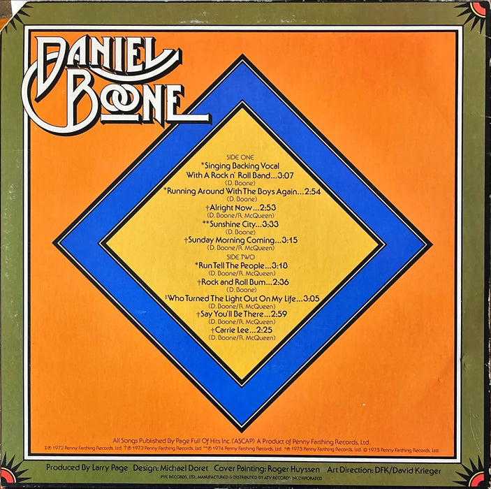 Daniel Boone - Run Tell The People (Vinyl LP)