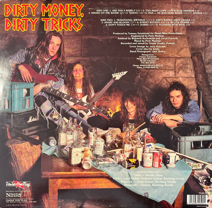 Acid Drinkers - Dirty Money, Dirty Tricks (Vinyl LP)