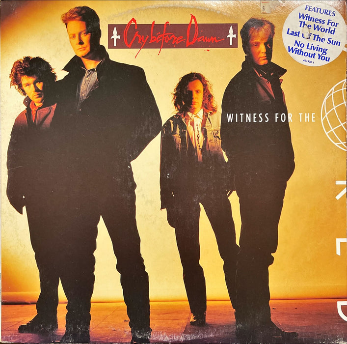 Cry Before Dawn - Witness For The World (Vinyl LP)
