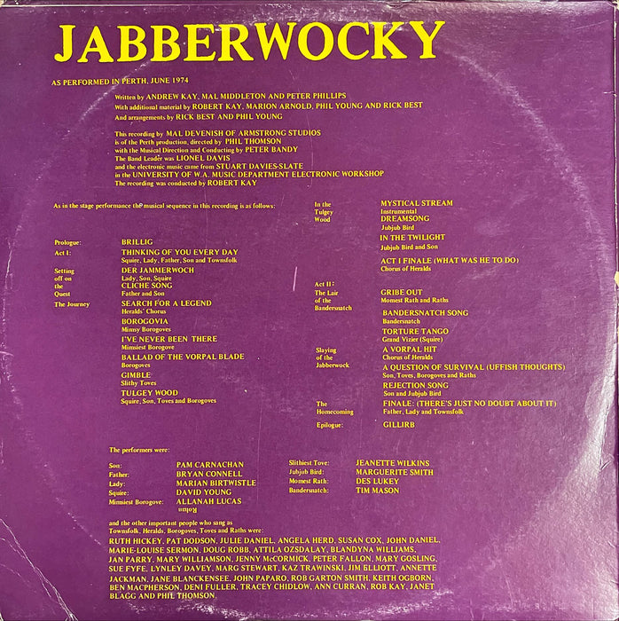 The Perth Cast - Jabberwocky (Vinyl LP)