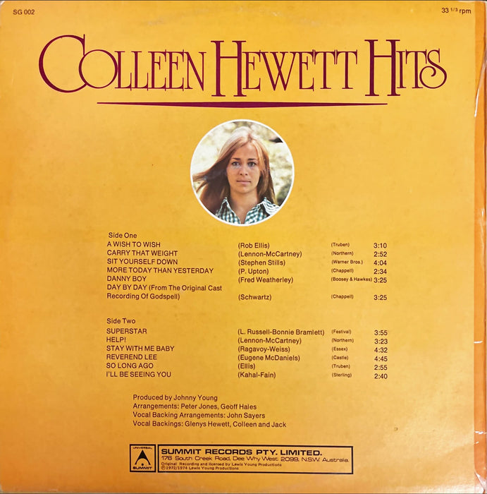 Colleen Hewett - Colleen Hewett Hits (Vinyl LP)
