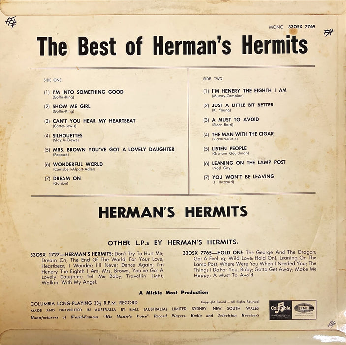 Herman's Hermits - The Best Of Herman's Hermits (Vinyl LP)