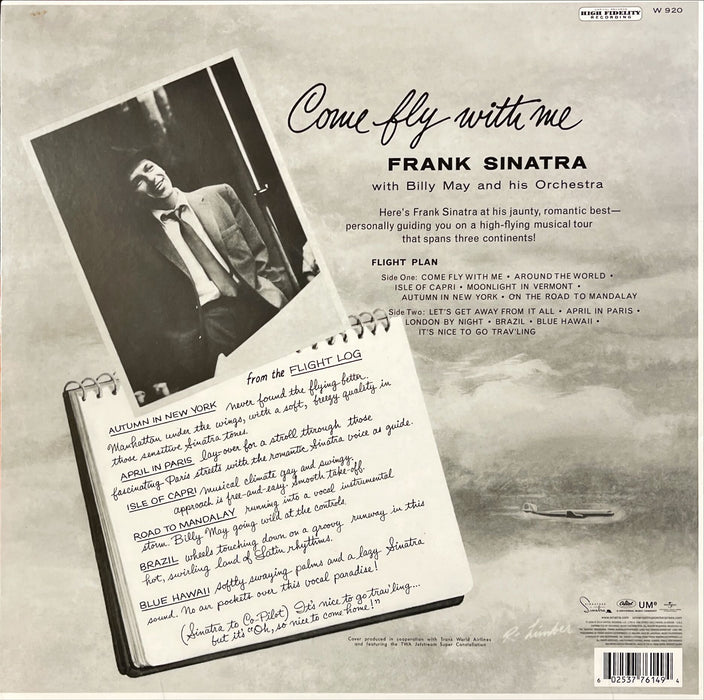 Frank Sinatra, Billy May And His Orchestra - Come Fly With Me (Vinyl LP)