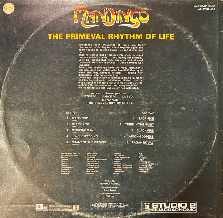 Mandingo - The Primeval Rhythm Of Life (Vinyl LP)