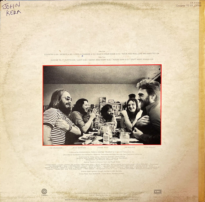 Lonnie Mack And Pismo - Lonnie Mack And Pismo (Vinyl LP)