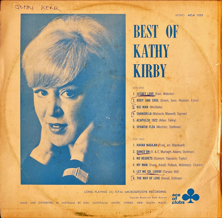 Kathy Kirby - Best Of Kathy Kirby (Vinyl LP)
