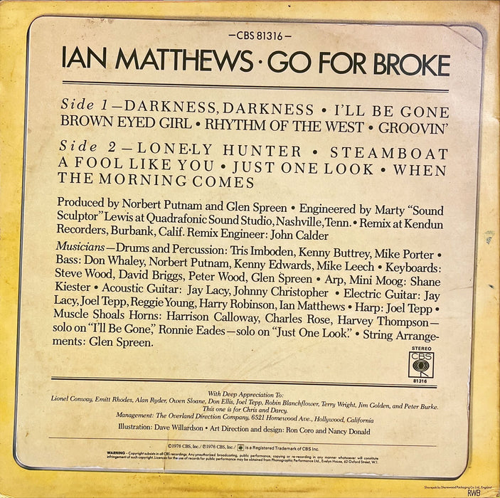 Iain Matthews - Go For Broke (Vinyl LP)