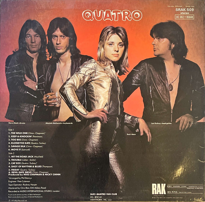 Suzi Quatro - Quatro (Vinyl LP)