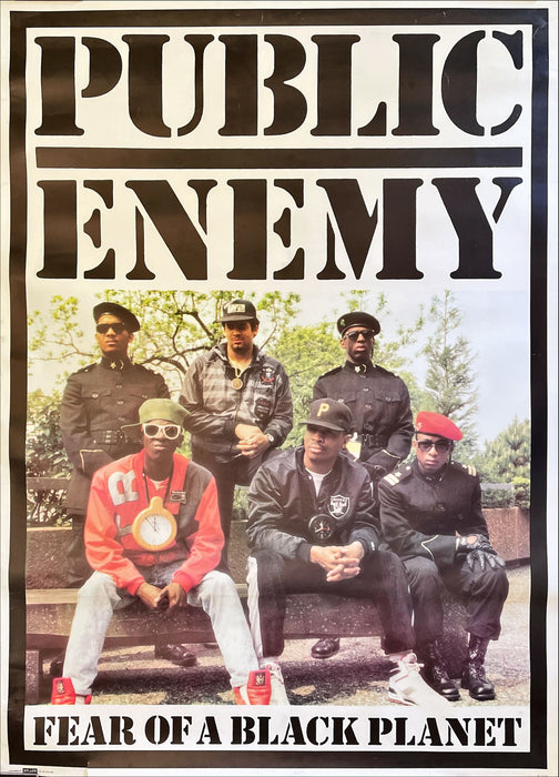 Public Enemy - Fear Of A Black Planet (Vintage Poster)