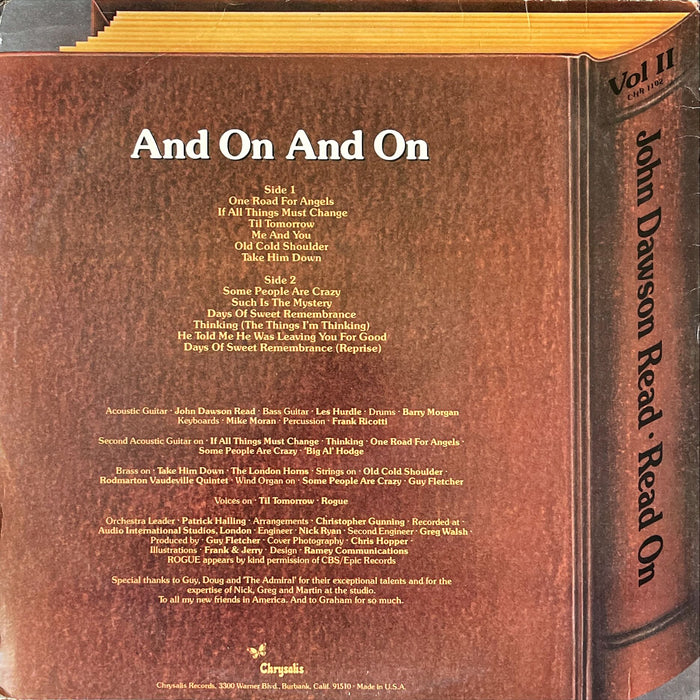 John Dawson Read - Read On (Vinyl LP)