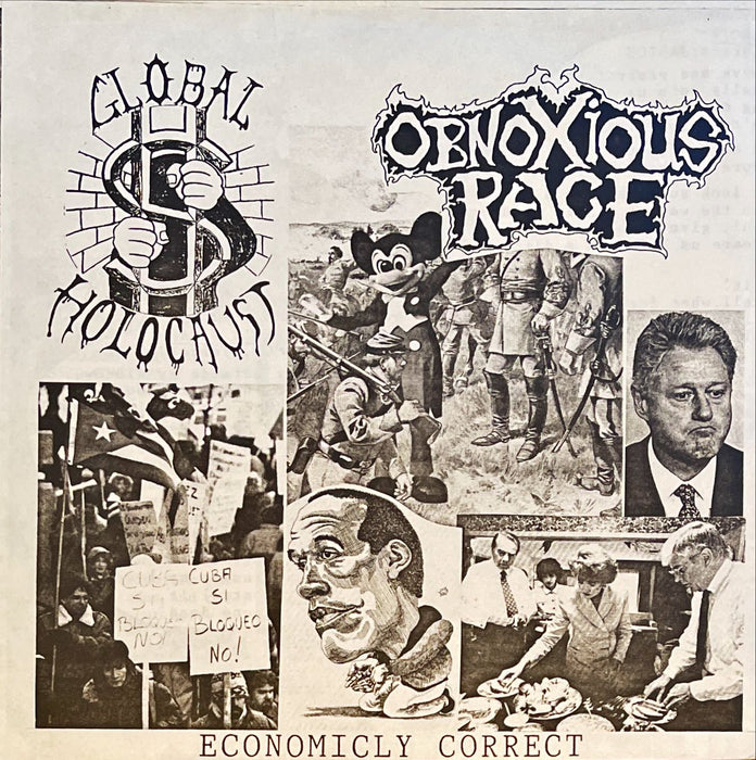 Global Holocaust / Obnoxious Race - Economically Correct (7" Vinyl)