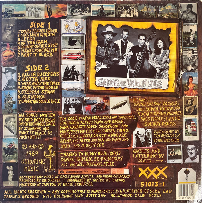 Skid Roper And The Whirlin' Spurs - Trails Plowed Under (Vinyl LP)