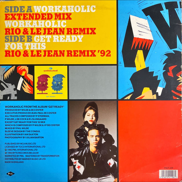 2 Unlimited - Workaholic (12" Single)