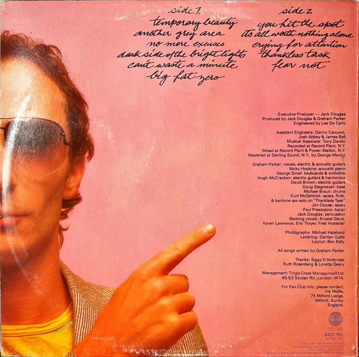 Graham Parker ‎- Another Grey Area (Vinyl LP)