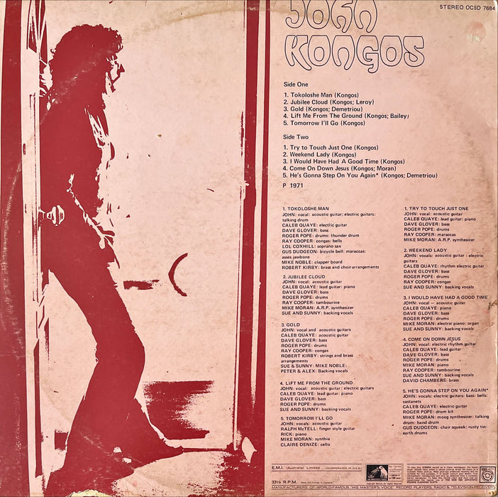 John Kongos - Kongos (Vinyl LP)[Gatefold]