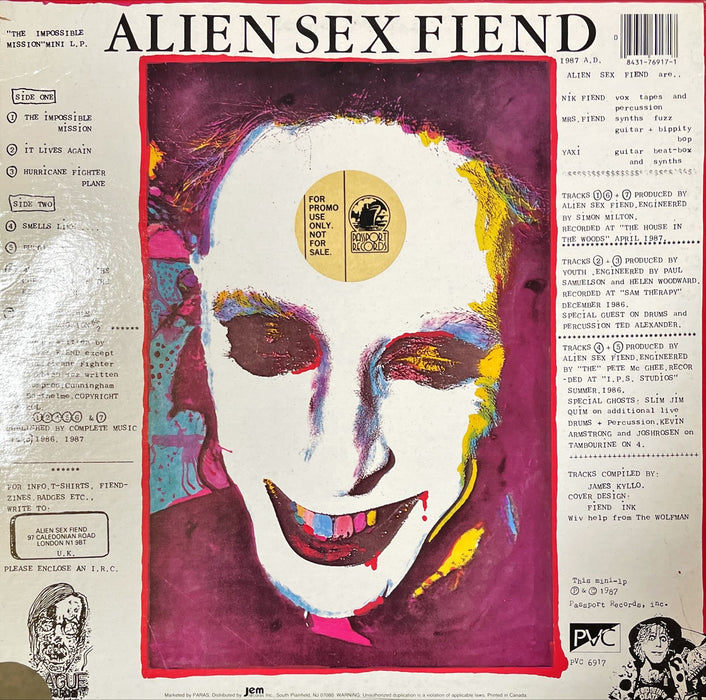 Alien Sex Fiend - The Impossible Mission Mini L.P. (Vinyl LP)