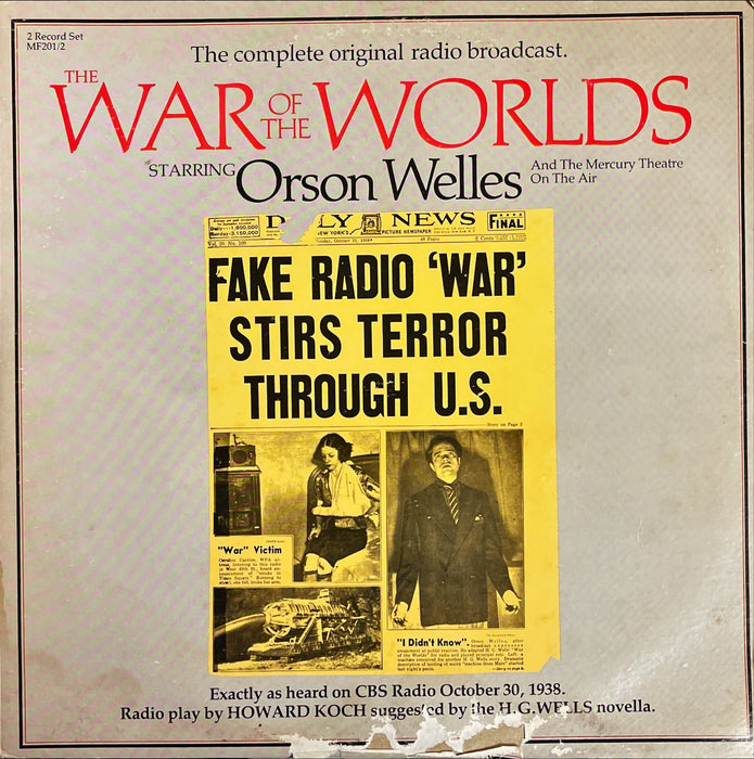 Orson Welles - War Of The Worlds (Vinyl 2LP)[Gatefold]