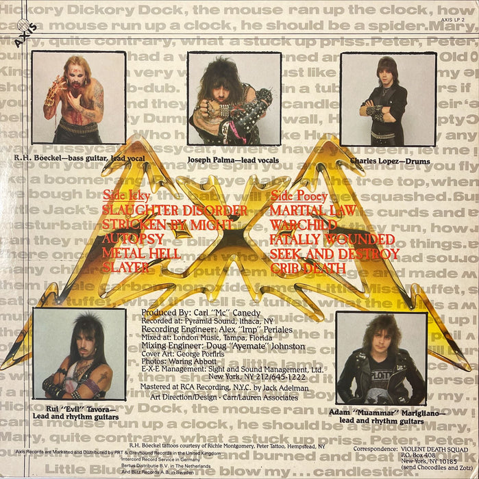 E-X-E - Stricken By Might (Vinyl LP)