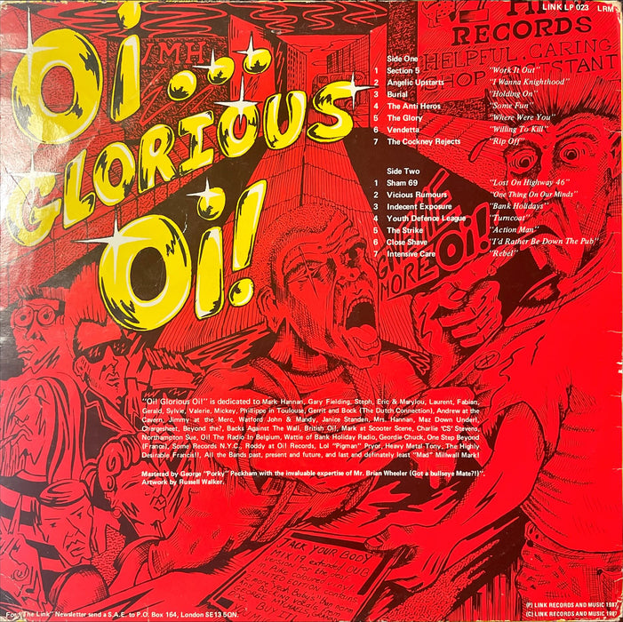 Various - Oi! Glorious Oi! (Vinyl LP)