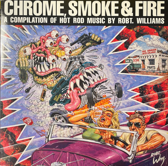 Various - Chrome, Smoke & Fire - A Compilation Of Hot Rod Music By Robt. Williams (Vinyl 2LP)[Gatefold]