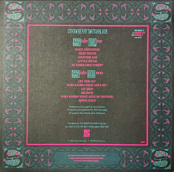 Strawberry Switchblade - Strawberry Switchblade (Vinyl LP)