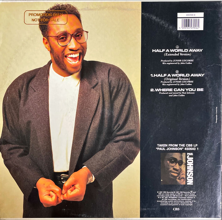 Paul Johnson - Half A World Away (12" Single)
