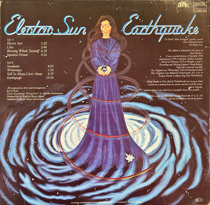 Electric Sun ‎- Earthquake (Vinyl LP)