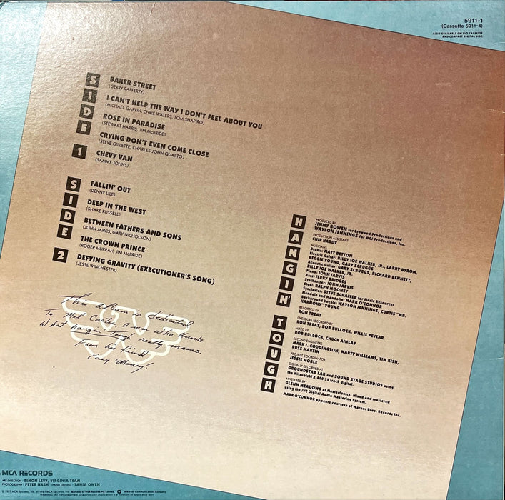 Waylon Jennings - Hangin' Tough (Vinyl LP)