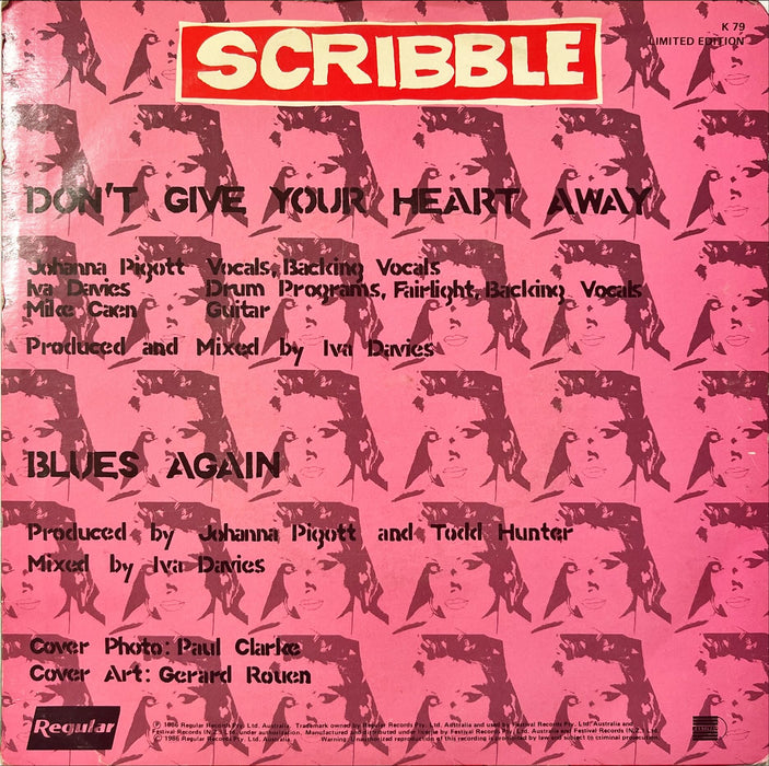 Scribble - Don't Give Your Heart Away (7" Vinyl)