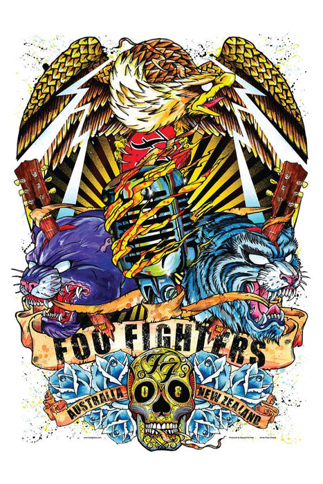 Foo Fighters - Down Under Tour (Poster)