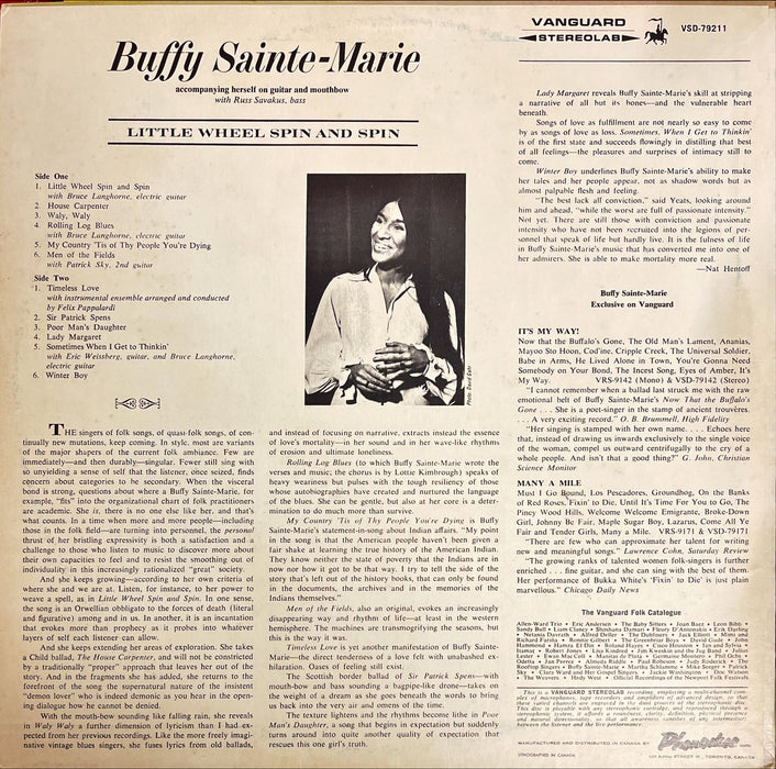 Buffy Sainte-Marie - Little Wheel Spin And Spin (Vinyl LP)
