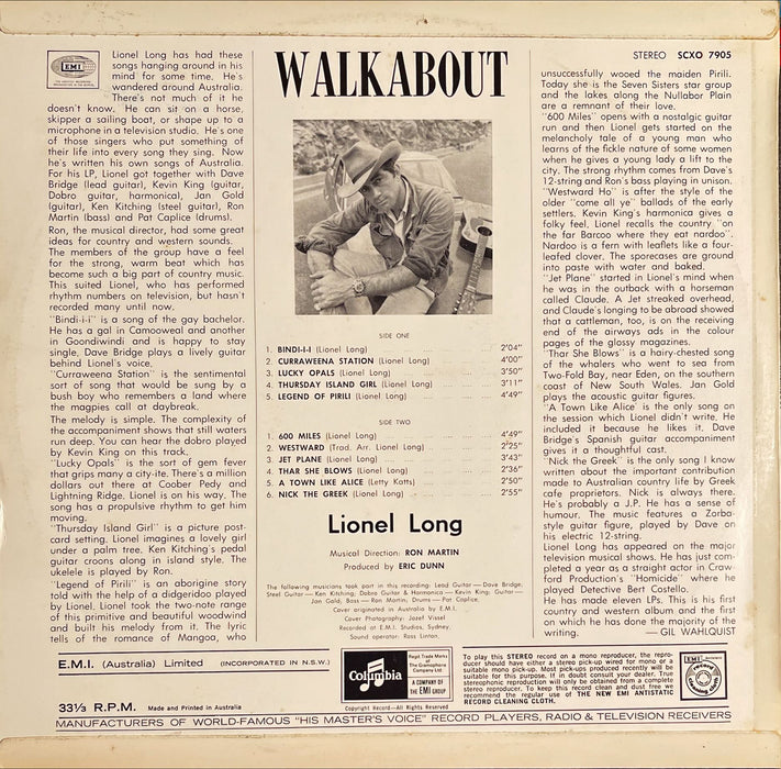 Lionel Long - Walkabout (Vinyl LP)