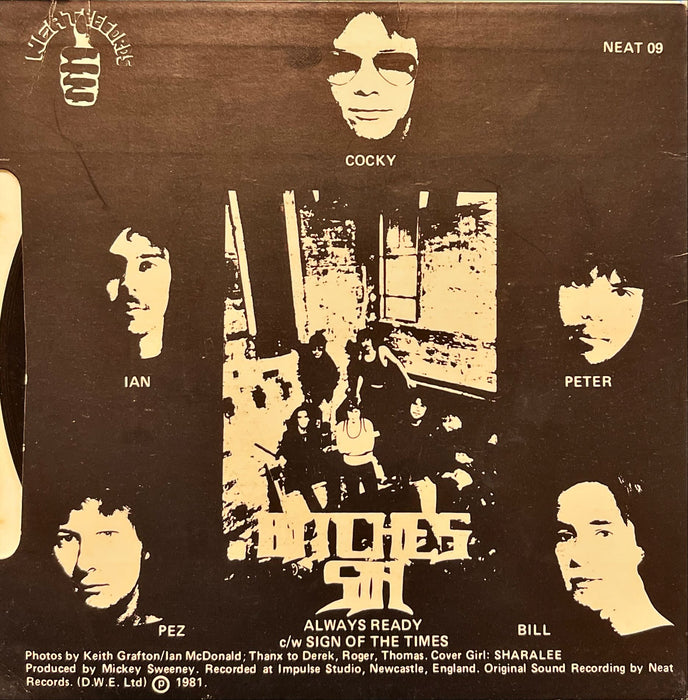 Bitches Sin - Always Ready (For Love) (7" Vinyl)