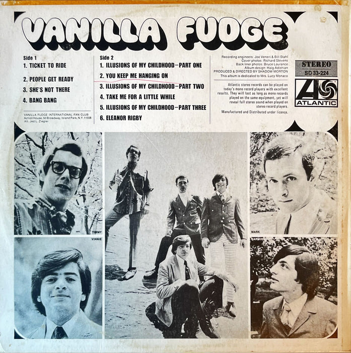 Vanilla Fudge - Vanilla Fudge (Vinyl LP)