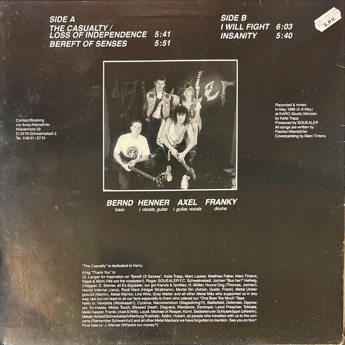 Squealer - Human Traces (12" Single)