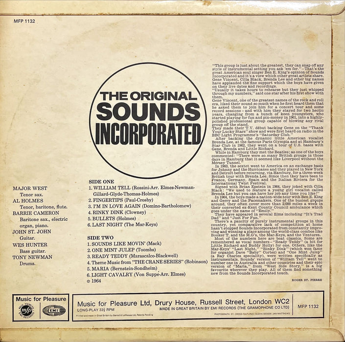Sounds Incorporated - Sounds Incorporated (Vinyl LP)